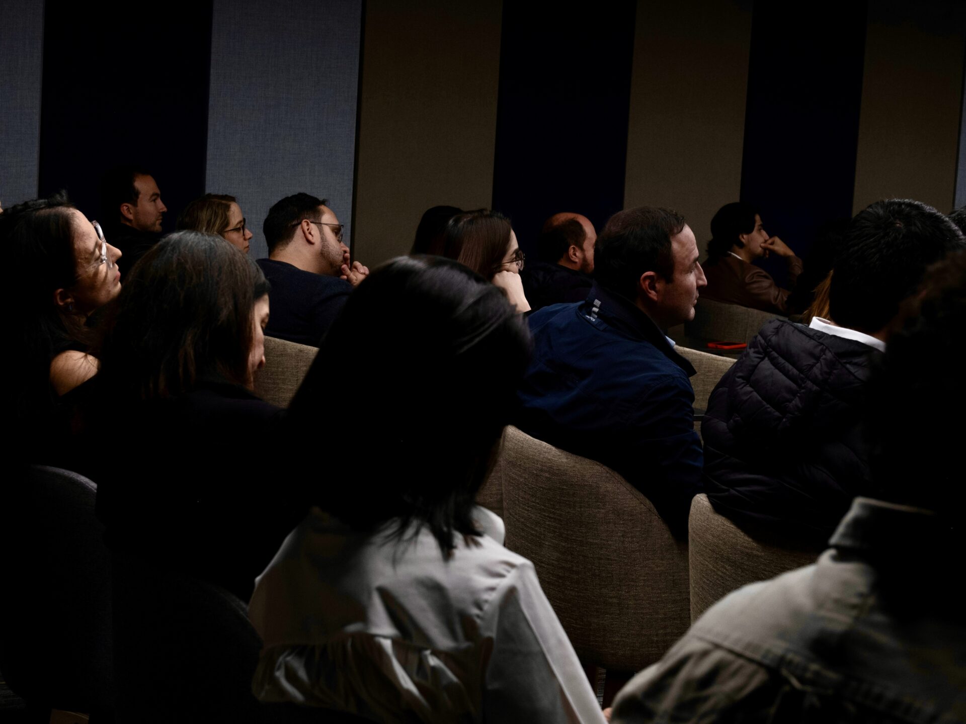 Event people listening