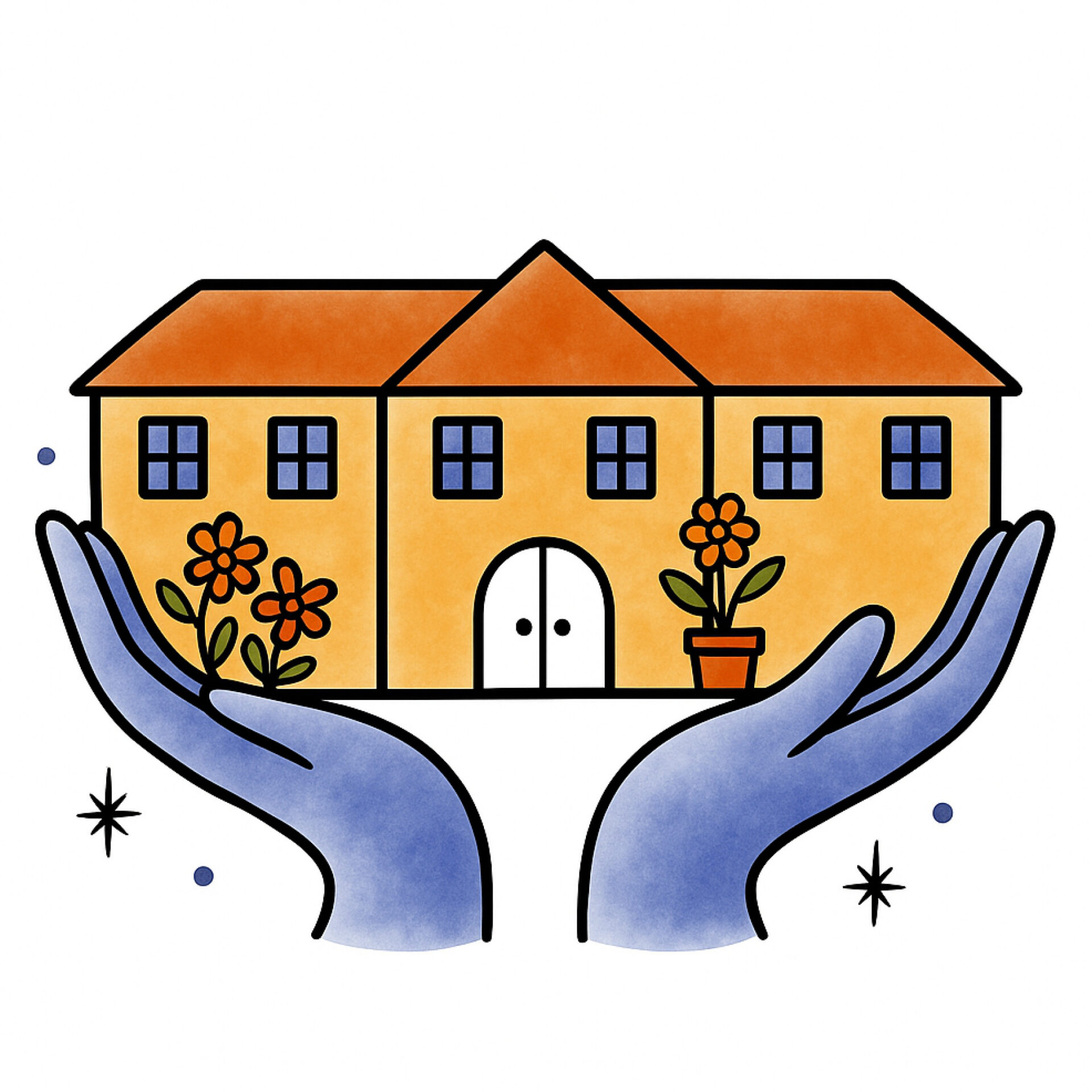 Illustration care home AI